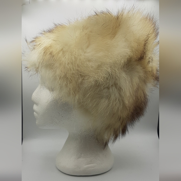 Vintage 1950's Fur Cloche Women's Hat Size Small Satin Lined - Picture 4 of 7